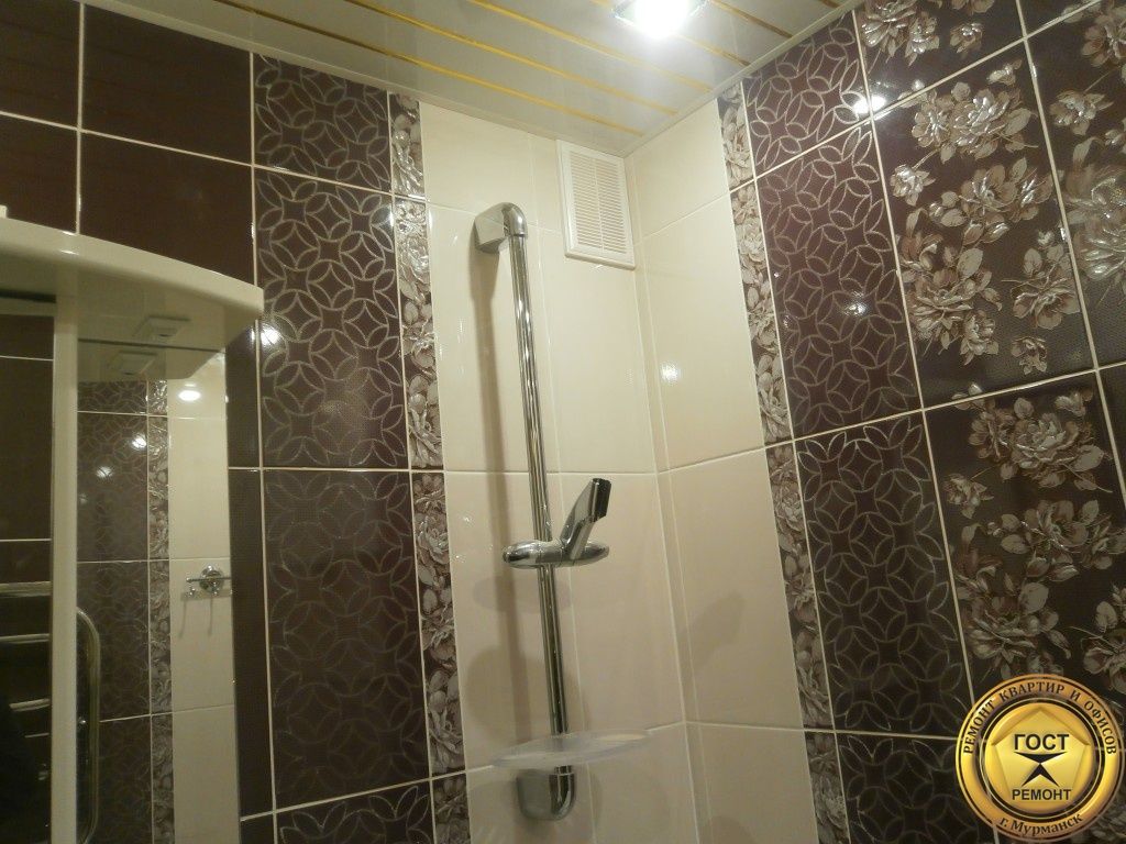 Ремонт ванной комнаты под ключ в Мурманске.