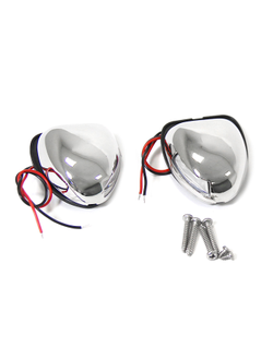 Огни бортовые светодиодные 62х52х19 мм, нержавеющая сталь