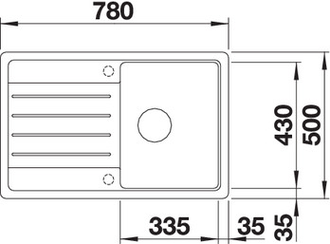 Мойка Blanco LEGRA 45 S, 522202
