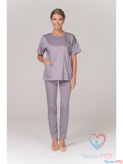 Брюки DR.SUPER "Stars" серые