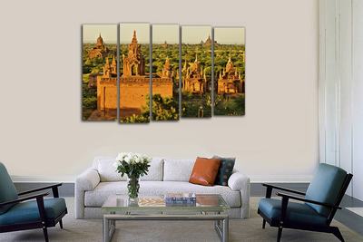 Модульная картина "Долина храмов"