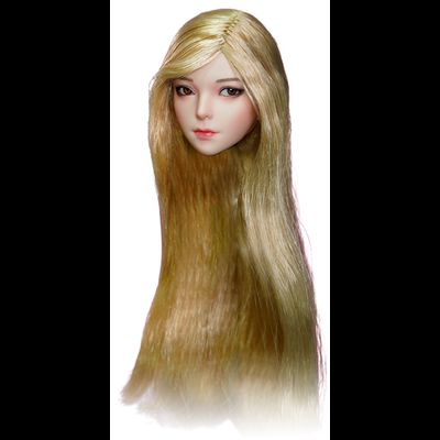 Женская голова (скульпт) с длинными волосами (блонд) 1/6 scale  (SDDX04A) - SUPER DUCK