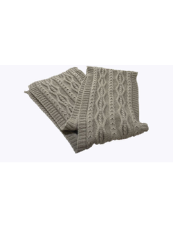 Шарф объемная вязка