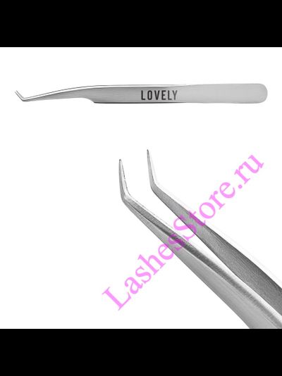 Пинцет LOVELY - «L 45° "5 мм"»