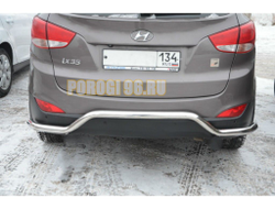 Защита заднего бампера волна d53 для Hyundai IX 35 2010-2015