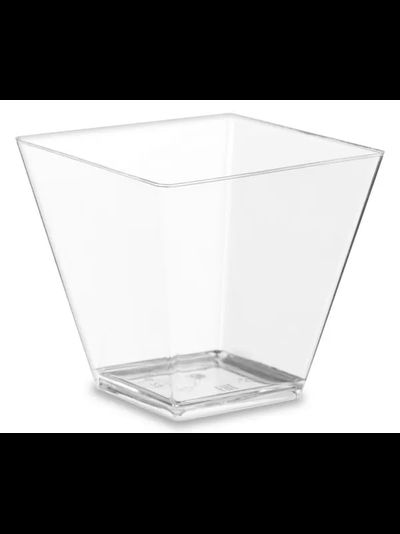Форма фуршетная/Стакан прозр. "Ромб" б/к ПС (25 шт./уп.), 95мл