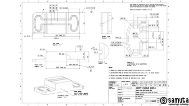 Технический чертеж построен на основе британского стандарта BS 8888.