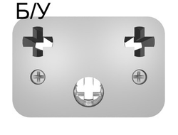 ! Б/У - Technic, Axle Connector Rectangular Triple Spring-Loaded, Light Gray (x928cx1) - Б/У