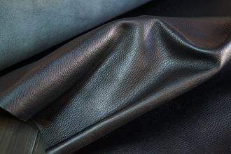 Кожа юфть обувная «Миф»(не спилок) 1.6-1.8 мм,черный