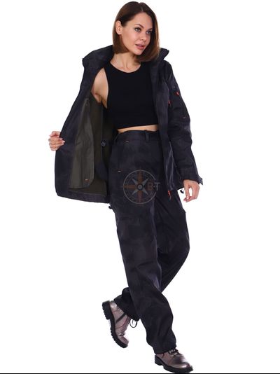 Костюм женский ВАЛЬД  цв. черная точка КМФ (демисезонная)