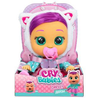CRY BABIES Кукла Dressy Дейзи интерактивная, 40887
