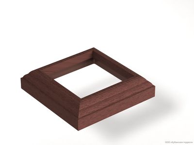 Юбка столба ДПК Woodvex Select Темно-коричневый