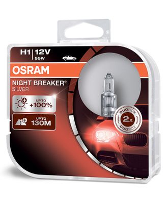 Osram H1 (+100%) (2 шт-duobox) 64150NBS-HCB