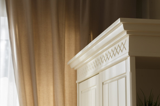 ШКАФ ДАНИЯ №4 ИЗ МАССИВА СОСНЫ 2-СТВОРЧАТЫЙ с боковыми полками и ящиками 113,5 Х 62,5 Х 202,5 СМ