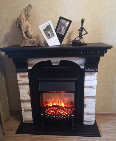 камин Дублин BL M1 с очагом Fobos