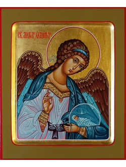 Ангел-Хранитель. Рукописная икона. 17,5х21см.