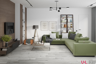 Кварцвиниловая плитка Damy Floor Family LVT Дуб Классический Серый T7020-2-LVT