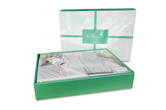 Постельное белье Cleo евро жаккард 200х220+6.5х1 220х240х1 50х70х2+6.5см 70х70х2 31/026-SC