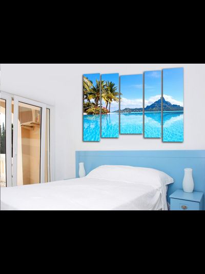 Модульная картина "Лазурный край"