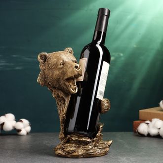 Подставка под бутылку Медведь светлый
