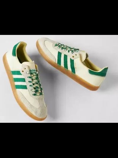 Adidas Samba x Wales Bonner Cream White Bold Green