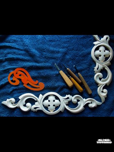 Резной накладной декор