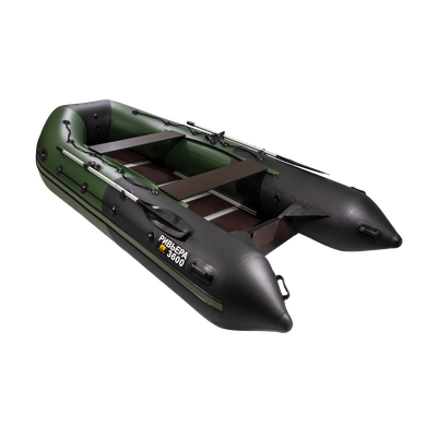 Моторная лодка Ривьера 3600 СК МАКСИМА зеленый черный