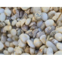 Галька морская белая, фракция 3-5 мм