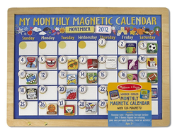 My montly magnetic calendar