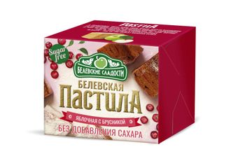 Пастила 125г с брусникой белевская диетическая