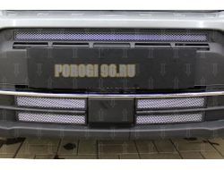 Защита радиатора Suzuki Vitara 2018- (4 части) chrome низ