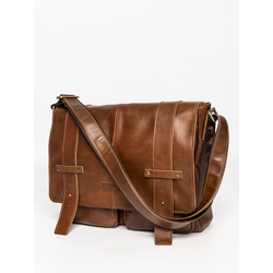 Кожаная мужская сумка Madruzzo Premium brown (арт. 
5068-63)