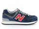 New Balance 574 Red/Blue