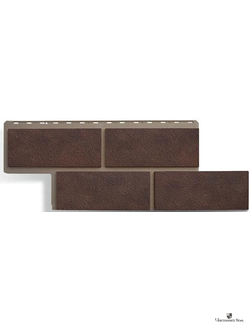 Камень Неаполитанский 430*1000 мм Коричневый