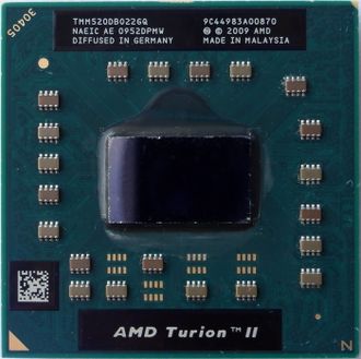Процессор для ноутбука AMD Turion II M520  x2 2.3Ghz socket S1 S1g3 (комиссионный товар)