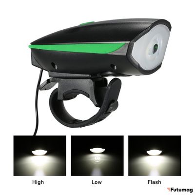 Фонарь светодиодный + Гудок универсальный для Электросамокатов Gree 8588