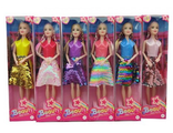 6969654435399	Кукла типа Барби №HS 95 (шарнирная) в коробке (6 видов)  32.5см.