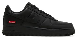 Nike Air Force 1 Low Supreme Black фото