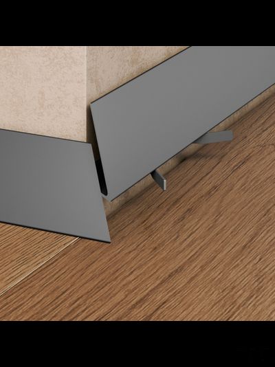 Плинтус Pro Design Corner 570 Анодированный черный