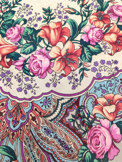 Павловопосадский платок Русский перепляс 1684-1