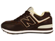 New Balance 574 Brown/кожа/мех (41-45)