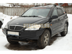 Передний силовой бампер серии Трофи на SsangYong Kyron 2007-2015 (02.080.01)
