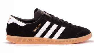 Adidas Hamburg Черные с белым Beige (35-46) Арт.001М
