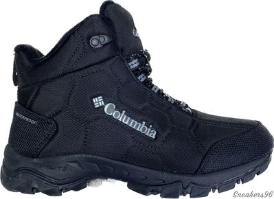 Ботинки Columbia Waterproof Черные Унисекс (36-45)