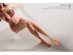 Супер-подвижное бесшовное женское тело (ТЕЛОИД) 1/6 - Articulated Silicone Medium Bust Female Body seamless legs (VCD-02A) - VERYCOOL
