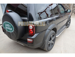 Пороги с накладным листом d53 для Land Rover Freelander (2006-2011)