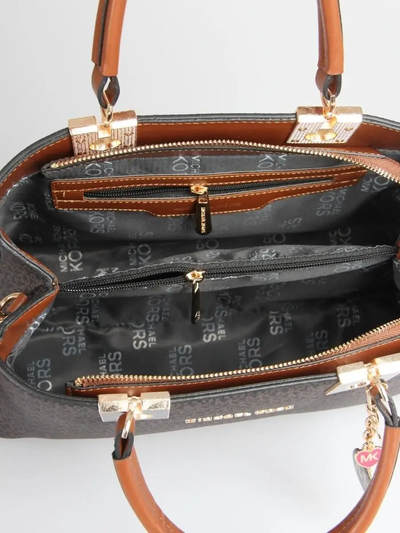 Сумка Michael Kors Cynthia Logo Small Brown