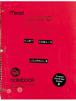 Kurt Cobain Journals в Москве, Иностранные книги в Москве, Books IMoscow, Nirvana, Intpressshop