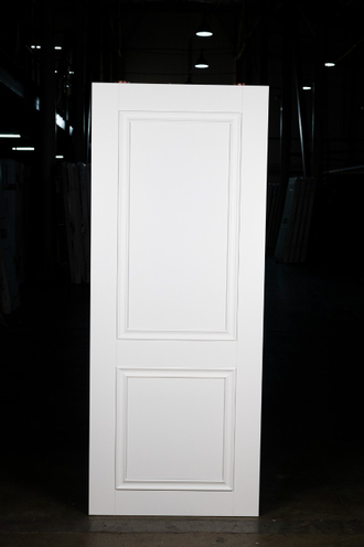 Дверь эмалевая глухая "Прага 2" эмаль белая