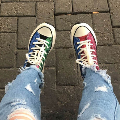 Фото в живую Кеды Converse x JW Anderson Run Star Hike 164842C